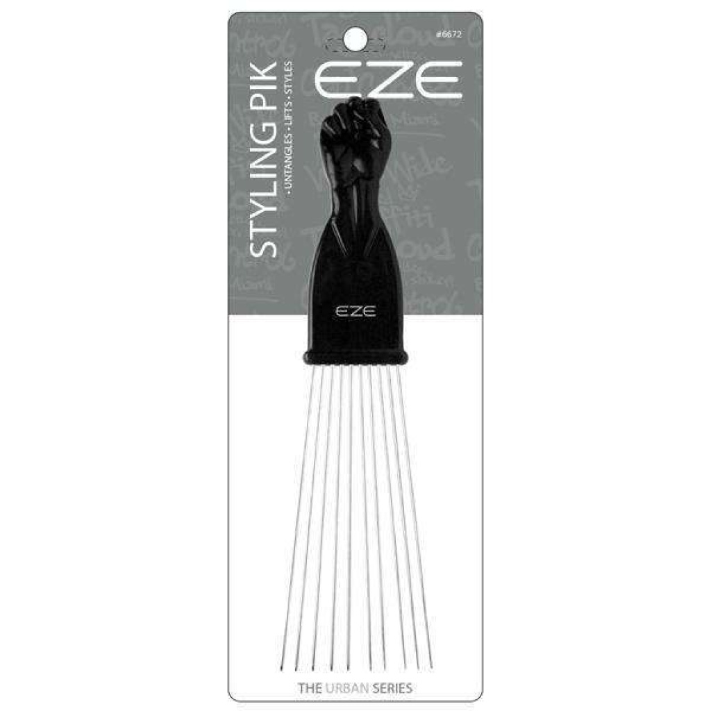 EZE Urban Series Fist Styling Pik Long 5 Inch, 1 Count, Black