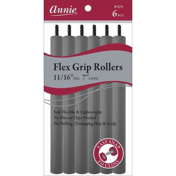 annie-flex-grip-rollers-1116in-dia-7in-long-6ct-grayannieannie-international-28641147