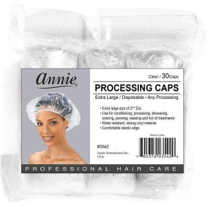 Annie Processing Caps X-Large, 30 Count, Clear