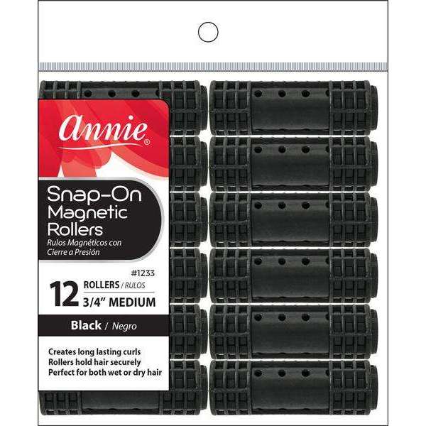 annie-snap-on-magnetic-rollers-size-m-12ct-blackannieannie-international-28641768