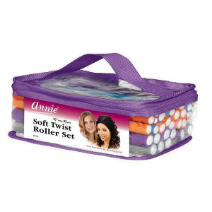 Annie Soft Twist Hair Rollers Set X-Large, 42 Count, Assorted Colors