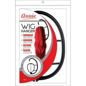 Annie Wig Hanger, 1 Count, Black