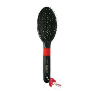 Annie Wire Cushion Brush, Ball-Tipped Bristles, Black