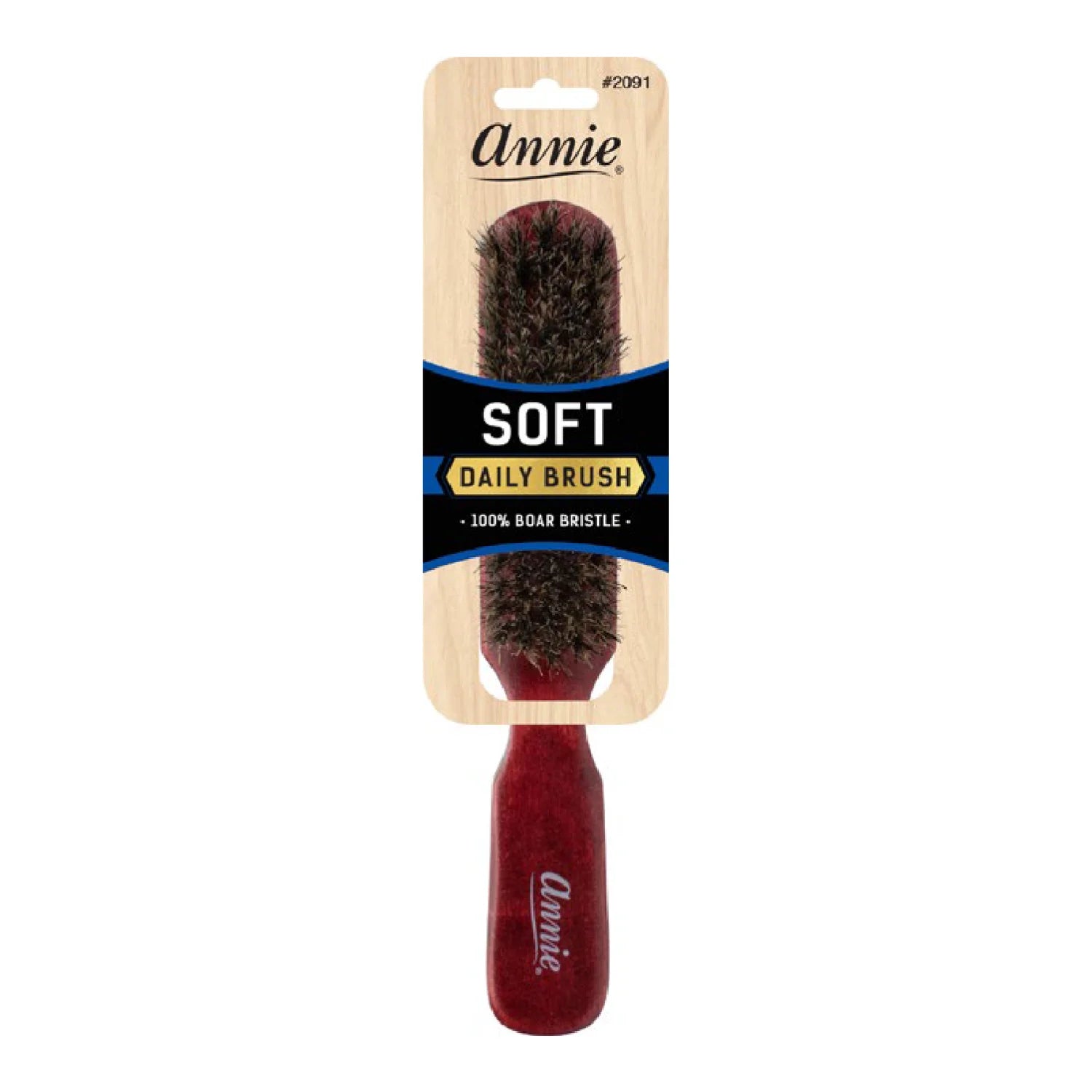 anniehaircareboarbristlesoftdailybrush