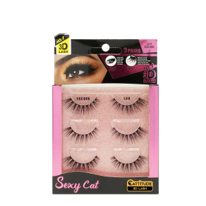 [3 Pairs] Sexy Cat Lashes- Leo