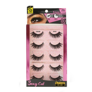 [5 Pairs] Sexy Cat Lashes- Virgo