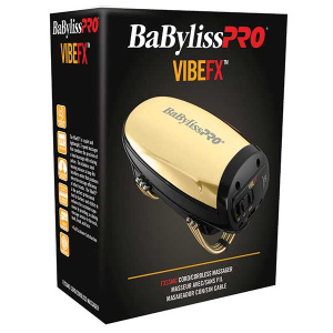 BABYLISS MASSAGER *GOLD* [VIBEFX] CORDLESS LI ION (6/CS) FXSSMG