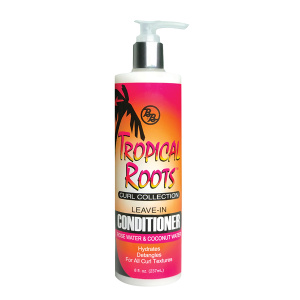 BB TROPICAL ROOTS ROSE WATER CURLS LEAVE IN CONDITIONER 8OZ (12/CS)