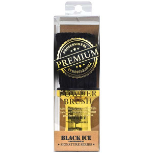 BARBER POWDER BRUSH GOLD/BLACK (3PC/PACK/60PC/CS)