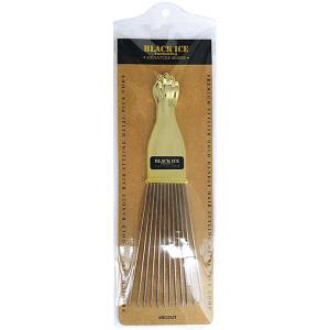 GOLD HANDLE METAL PIK COMB LONG TRAPEZOID (24DZ/CS)