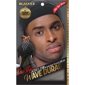BLACK ICE PROMAX WAVE DURAG BLACK(24DZ/CS)