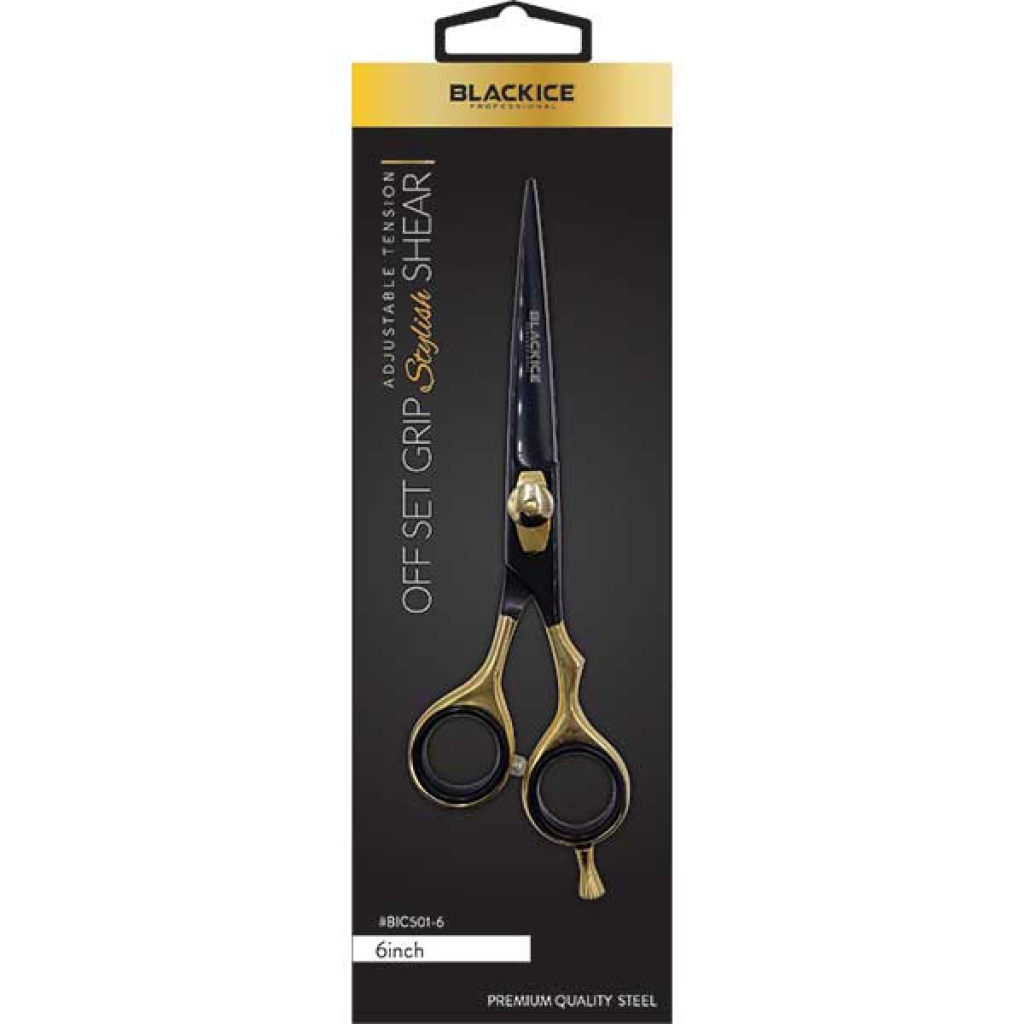 BLACK ICE SHEAR GOLD/BLACK [6.0 INCH] (20/BX)
