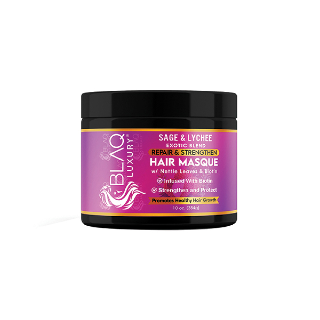 BLAQ SAGE & LYCHEE HAIR MAQUE (10OZ)