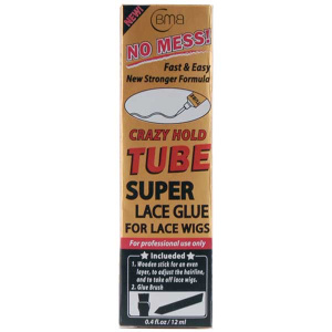BLUE MOON LACE WIG GLUE STRONG HOLD TUBE (0.4OZ) (216/CS)