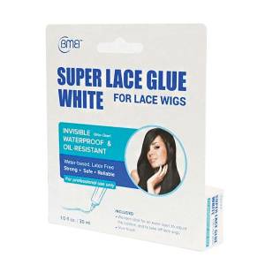 BLUE MOON LACE WIG GLUE STRONG HOLD WHITE TUBE (1OZ) (6/PK)(144/CS)
