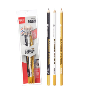 RED by KISS Barber Pencil Hairline Edge Liner Set With Built-In Sharpener