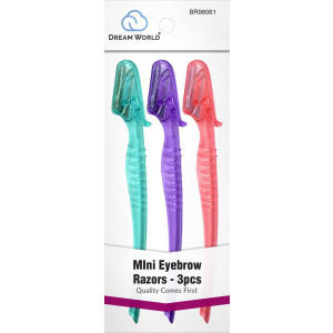 DREAM EYEBROW RAZOR MINI 3PC/PK