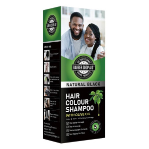 BARBER SHOP AID BLACK DYE SHAMPOO