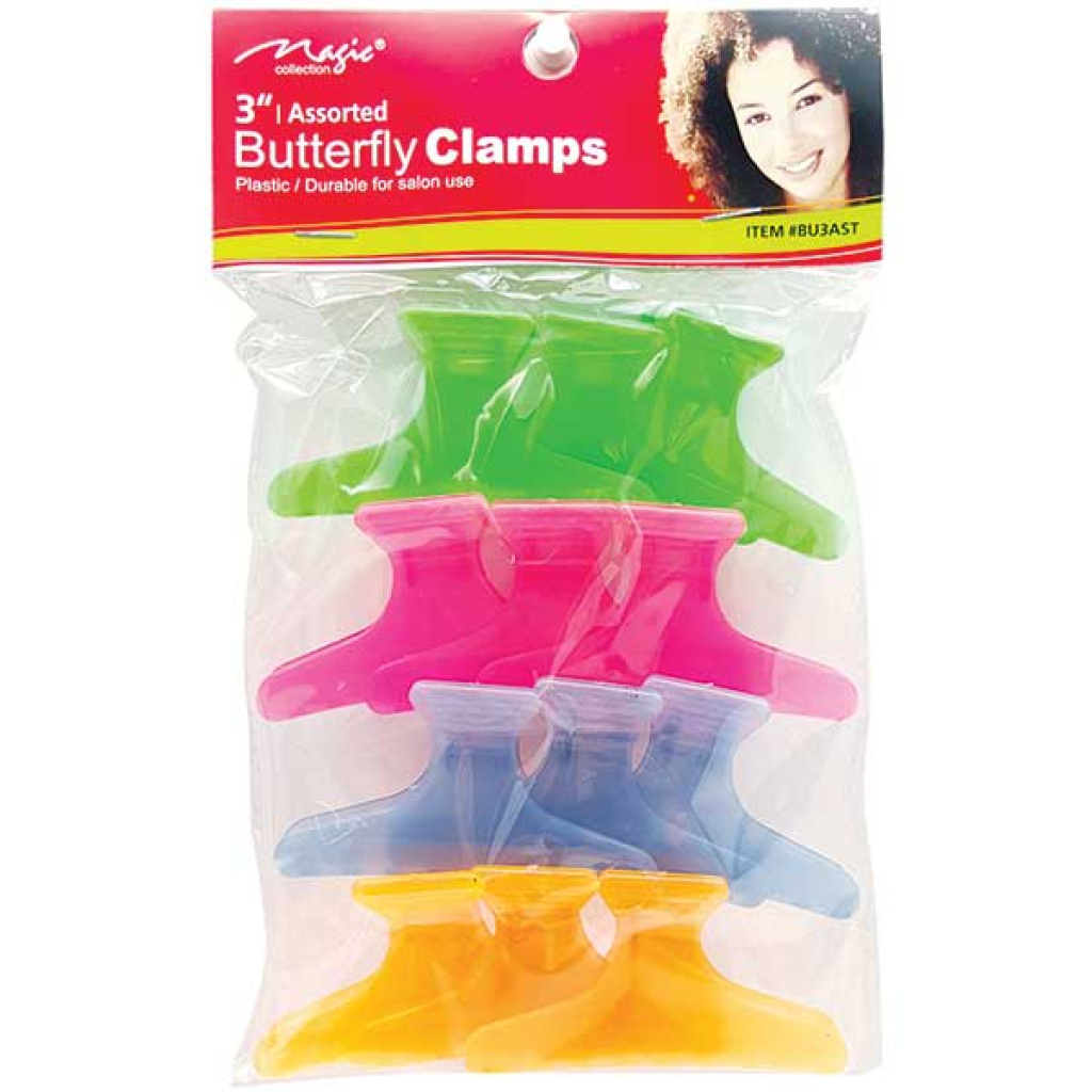 BUTTERFLY CLAMPS ASSORT 3" (12dz/CS)