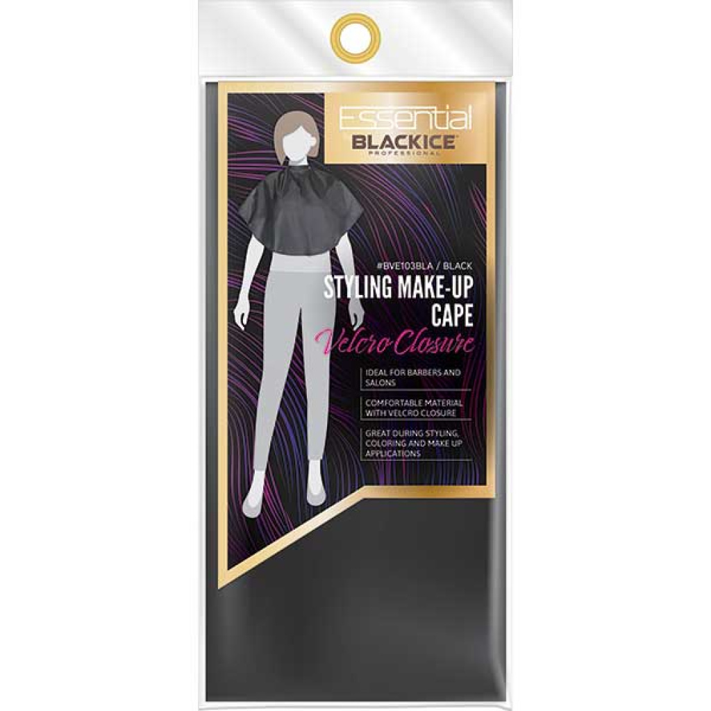 STYLING & MAKEUP CAPE - BLACK(120EA/CS)