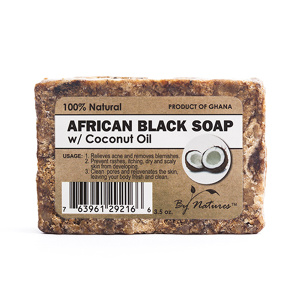 BY NATURES BLACK SOAP COCONUT (3.5OZ) (72/CS)