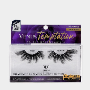 Venus Temptation 25mm Faux Mink 3D Lashes - MESMERIZE