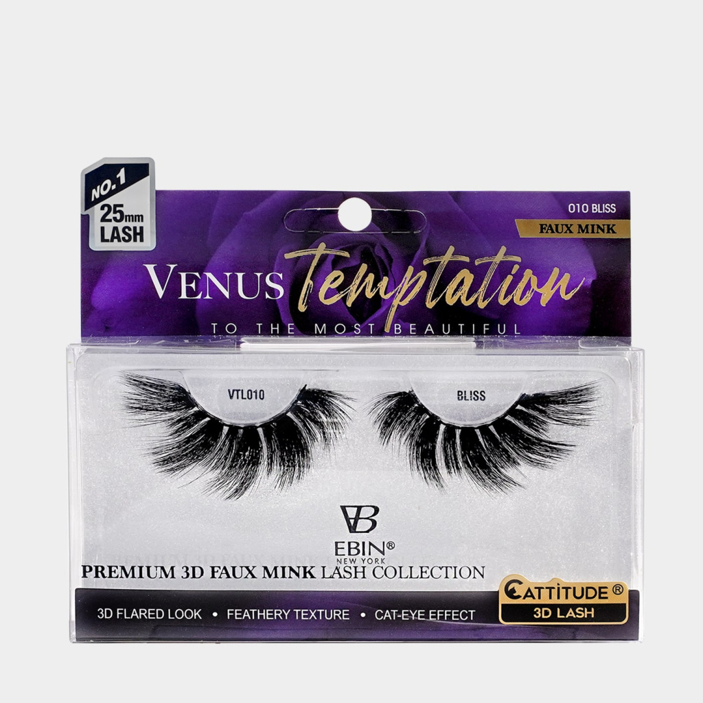 Venus Temptation 25mm Faux Mink 3D Lashes - BLISS