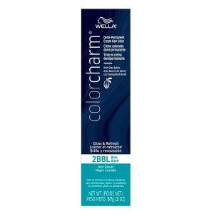COLOR CHARM DEMI PERM [2BBL] BLUE BLACK 2OZ (6/PK)(36/CS) *NEW*