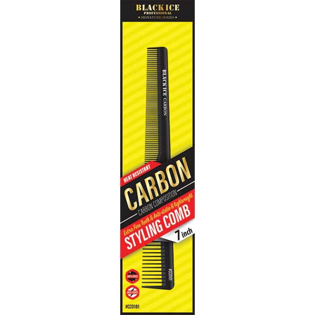 CARBON STYLING COMB TAPER **7 INCH** (240PC/CS)
