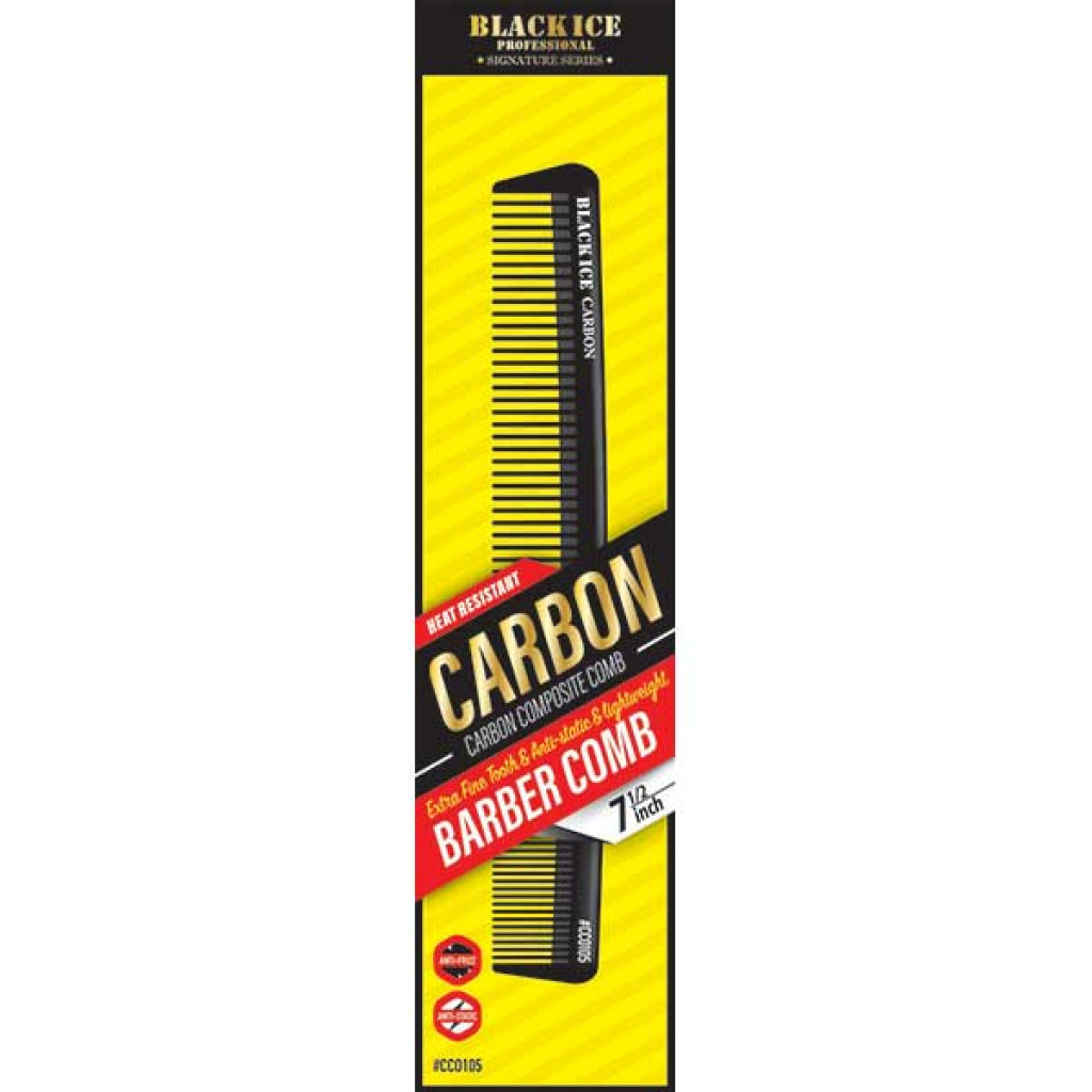 CARBON BARBER COMB **7.5 INCH** (240PPC/CS)
