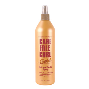 CARE FREE CURL HAIR & SCALP SPRAY (16OZ) [GOLD] (6/CS)