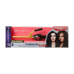 RED by KISS Ceramic Tourmaline Professional Curling Iron
