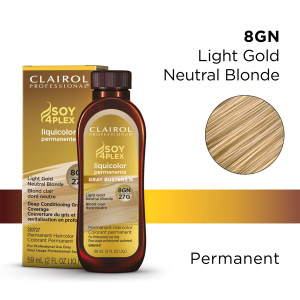 CLAIROL LIQUID COLOR [27G/008GN] LIGHT GOLDEN NEUTRAL BLONDE 2OZ(6/72/CS)
