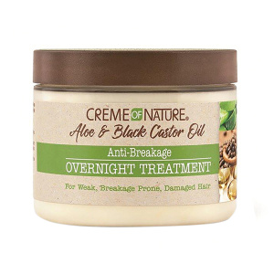CREAM OF NATURE ALOE & BLACK CASTOR OIL ANTI-BREAKAGE OVERNIGHT (4.76OZ) (12/CS)