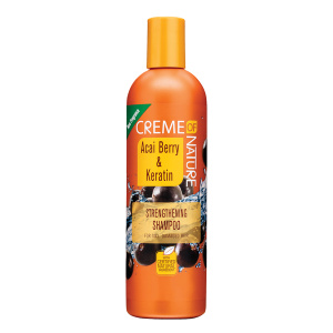 CREAM OF NATURE ACAI BERRY & KERATIN SHAMPOO (12OZ) [STRENGTHENING] (12/CS)