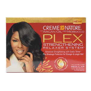 CREAM OF NATURE ARGAN PLEX STRENGTHENING RELAXER KIT [REGULAR] (12/CS)