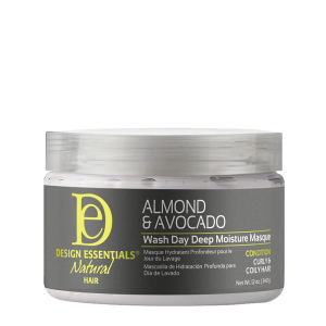 Design Essentials: Almond & Avocado Wash Deep Moisture Masque Hair Mask 12oz