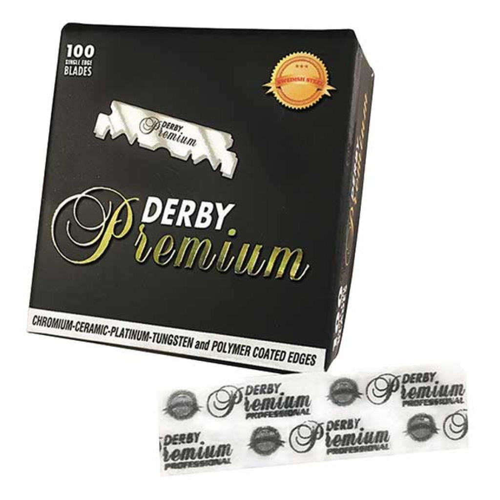 DERBY SINGLE EDGE PREMIUM BLACK (100PC/50PK/CS)