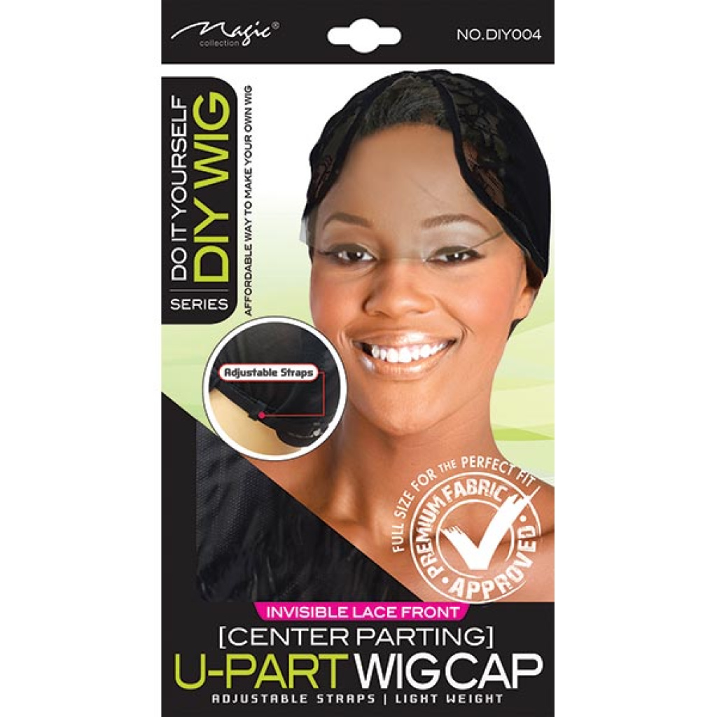 DIY WIG : LACE FRONT CENTER PARTING U-PART WIG CAP(36DZ/CS)