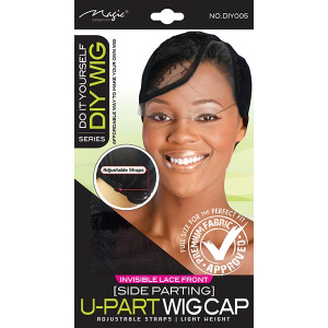 DIY WIG : LACE FRONT SIDE PARTING U-PART WIG CAP(36DZ/CS)
