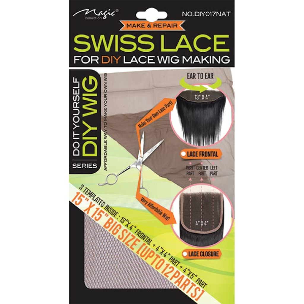 DIY WIG SWIS LACE 1PCS NATURAL (24/CS)