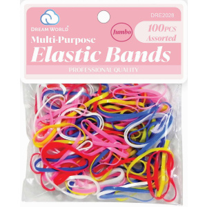 DREAM ELASTIC BAND JUMBO 100CT ASST