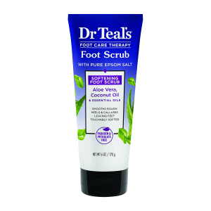 DR TEAL'S FOOT SCRUB ALOE VERA COCONUT 6OZ TUBE