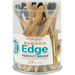 MAGIC BAMBOO EDGE BRUSH JAR (24JAR/CS)
