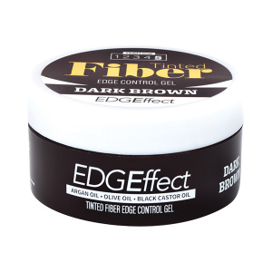 EDGEFFECT TINTED FIBER EDGE GEL DARK BROWN (3.38OZ) (6/DS)(96PC/CS)