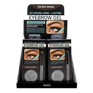 EYEBROW GEL (D.BROWN) (12DS/CS)