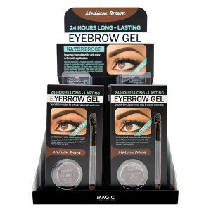 EYEBROW GEL (M.BROWN) (12DS/CS)