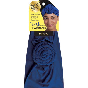 FASHION HEADBAND TWIST ASSORT (24DZ/CS)