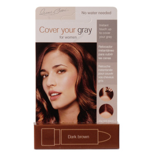 FISKE COVER YOUR GRAY LIPSTICK DARK BROWN (6/12/CS)[0112IG]