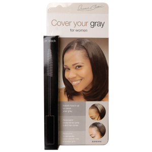 FISKE COVER YOUR GRAY BRUSH IN COLOR [JET BLACK](3/12/CS)[5038IG]